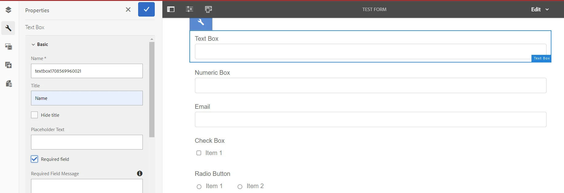 AEM Form Types