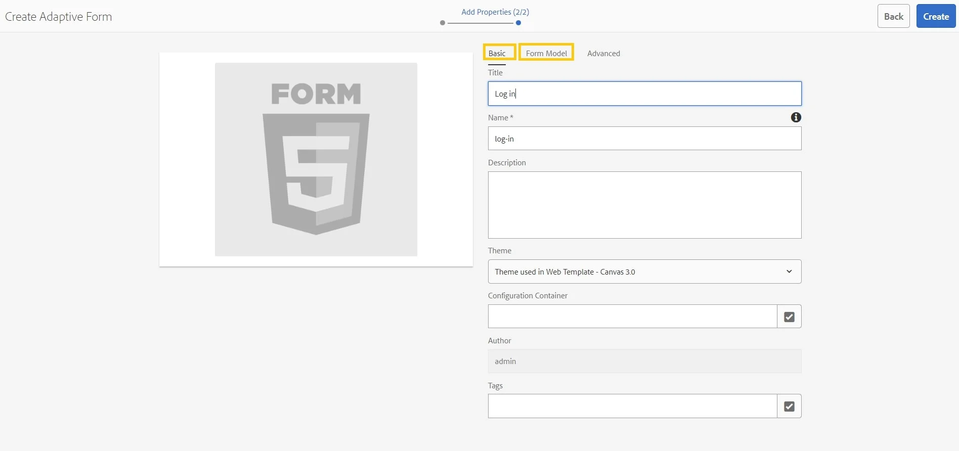 AEM Form Types