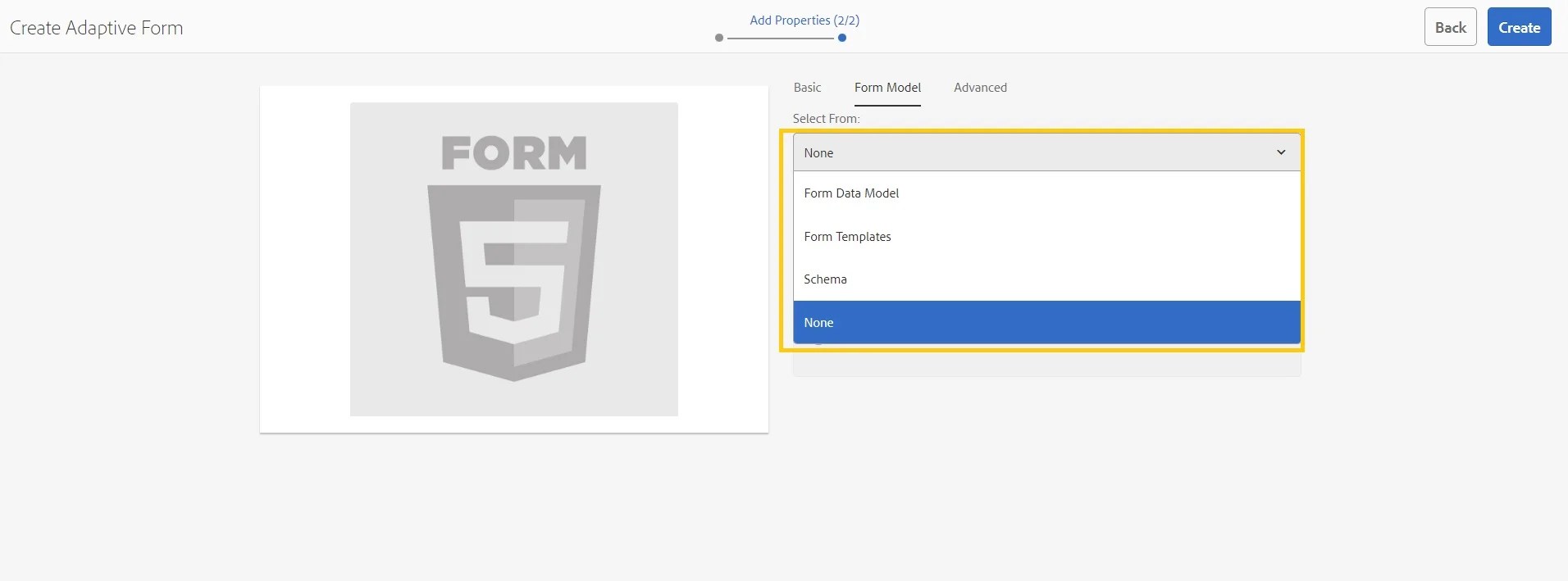 AEM Form Types