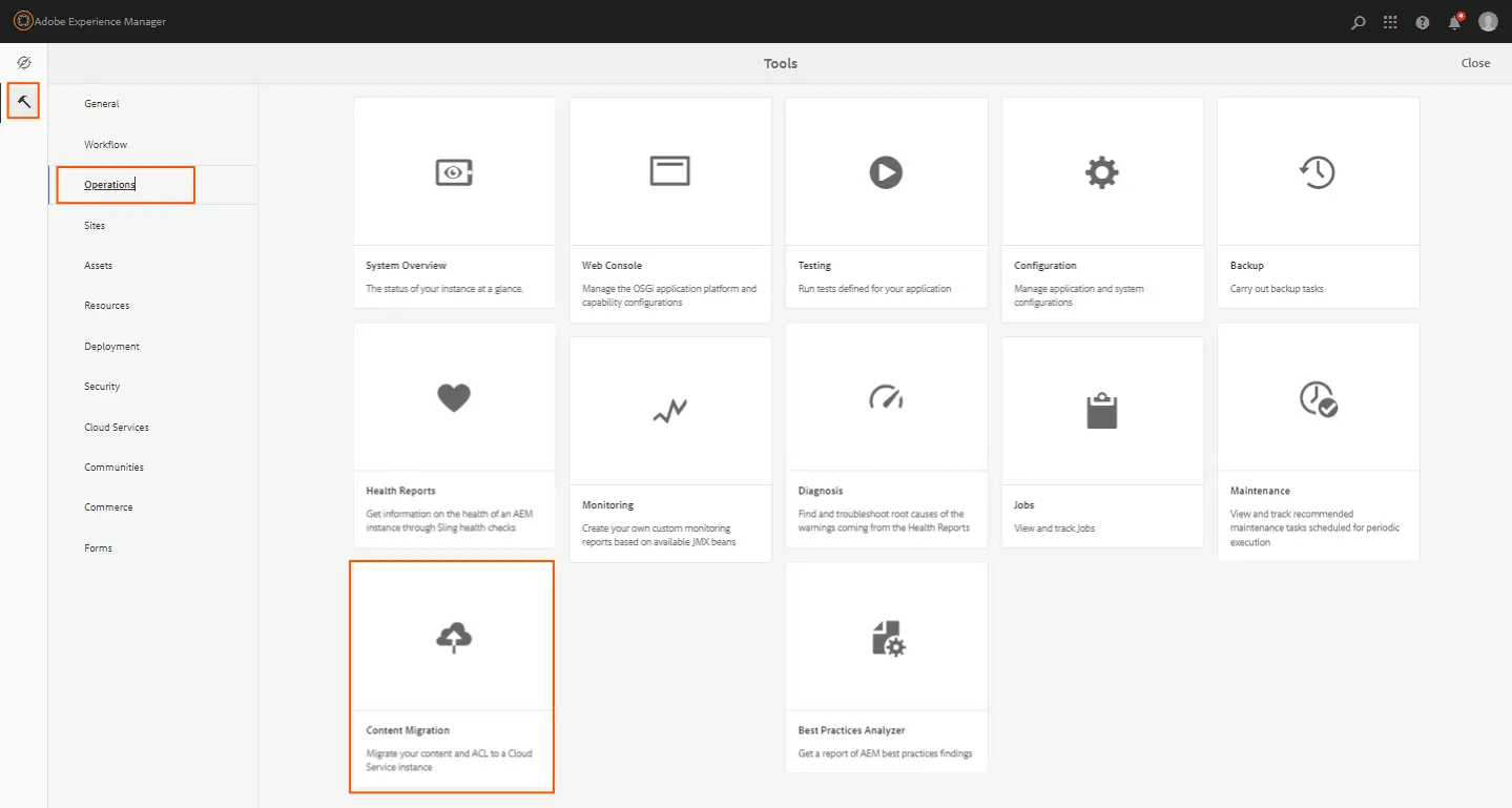 View CTT Tool in your AEM instances