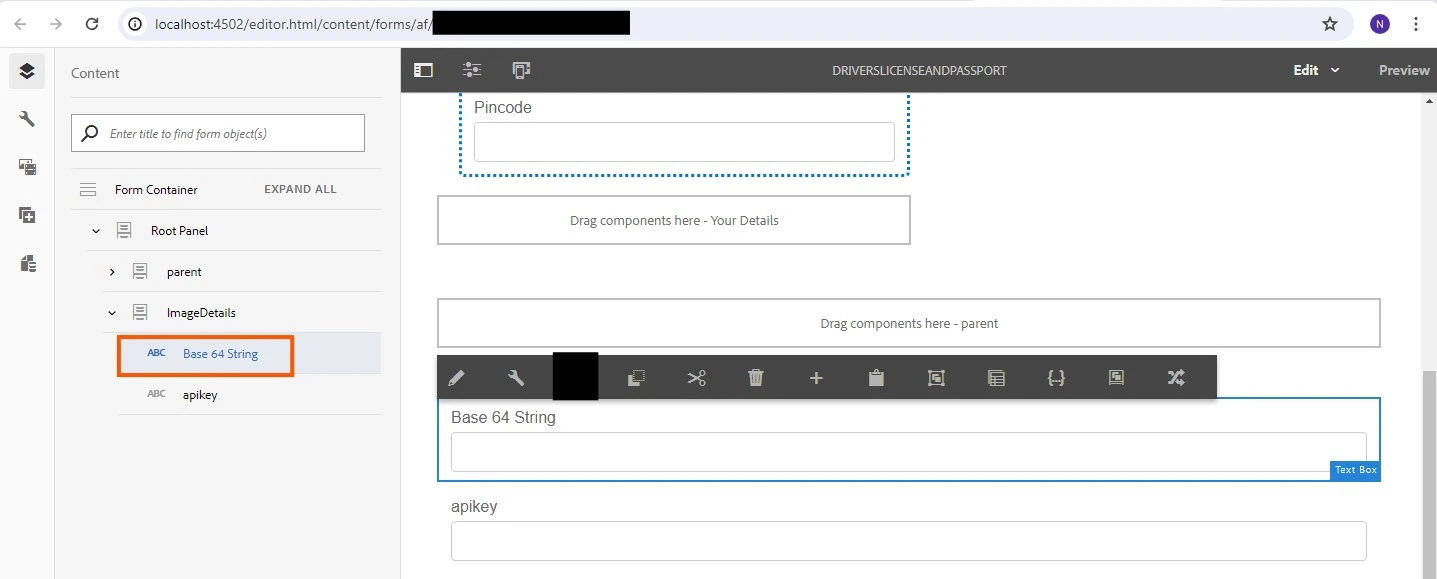 Form Data Model