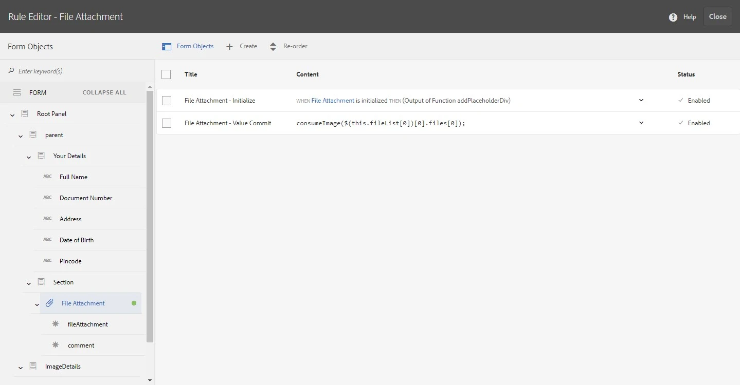 Form Data Model