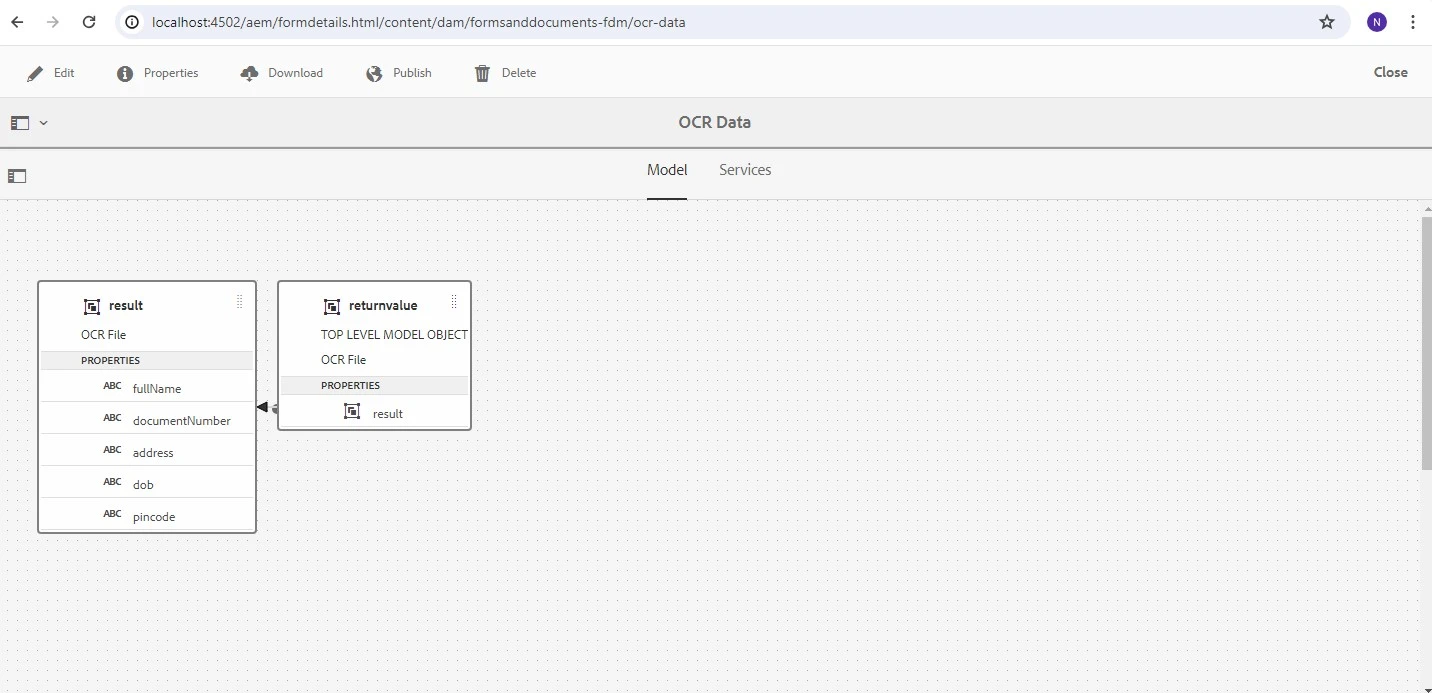 Form Data Model